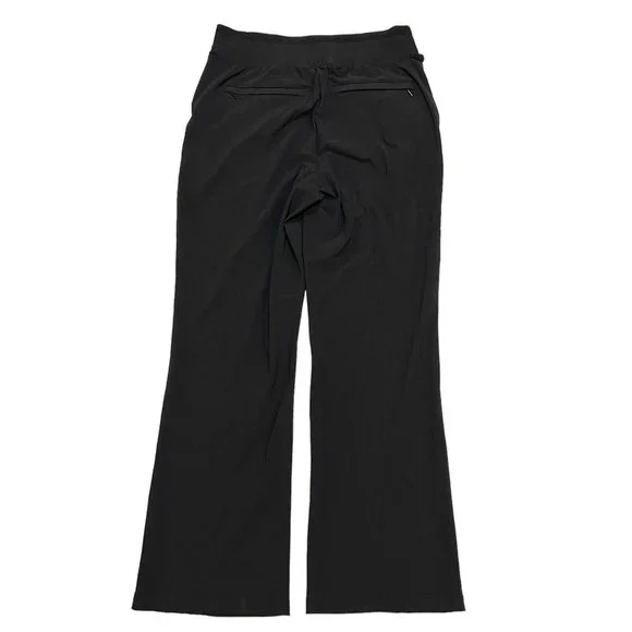 NWT ATHLETA Cosmic Kick Flare Pant Sz 6 Black Lightweight *DEFECT*